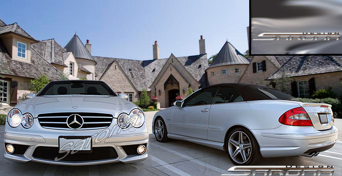 Custom Mercedes CLK  Coupe & Convertible Body Kit (2003 - 2009) - $1390.00 (Manufacturer Sarona, Part #MB-096-KT)